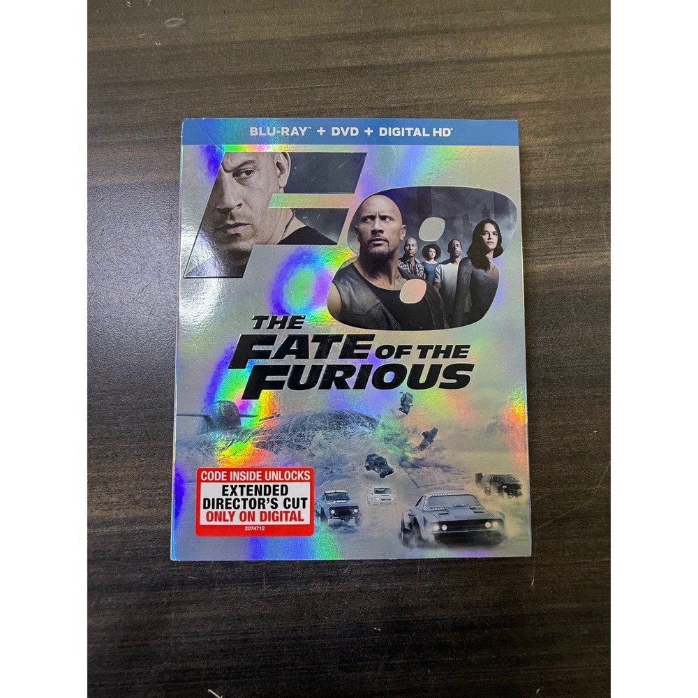 Fate of‎ the Furious Blu-ray + DVD + Digital HD Extended Director's Cut